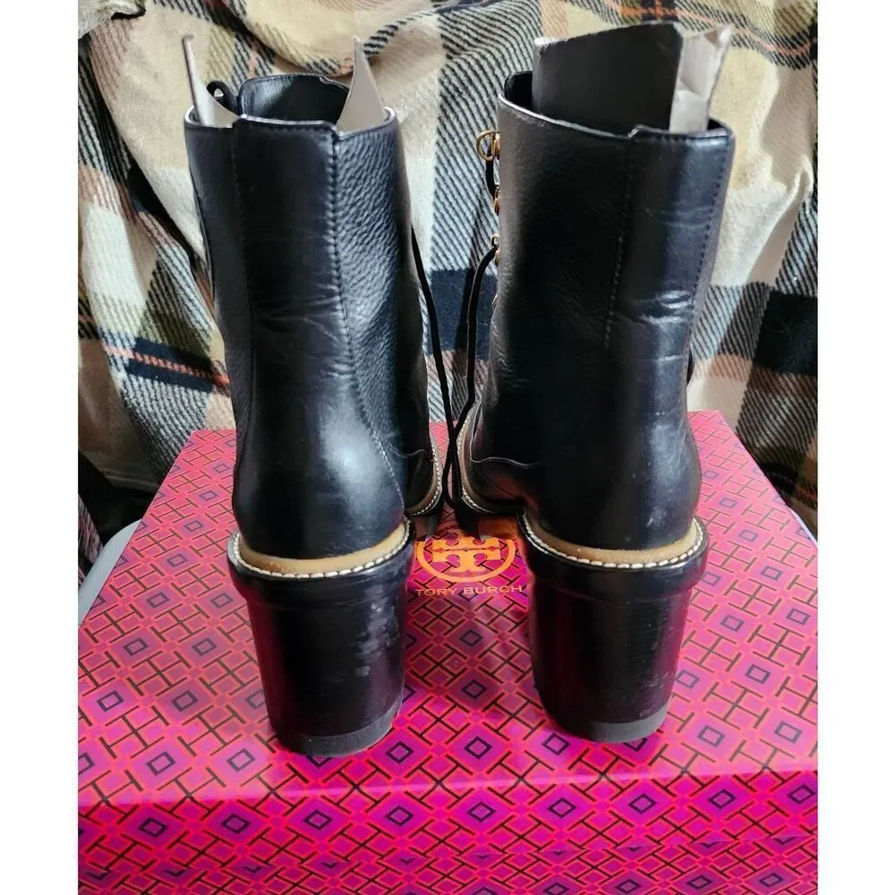 Tory Burch Miller NWT Sole Bootie. These stylish boots feature a blend of leathe
